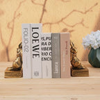 Book Ends for Shelves to Hold Books Hevay Duty,Decorative Rabbit Bookends - Image 2