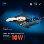 SOAR NCAA Unisex Cell Phone Wireless Charging Mouse Pad - Image 4