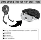 Heavy Duty Storage Magnetic Utility Hooks, Large Garage Magnet Hooks with Anti-Slip Coating for Metal Cabinet,Pegboard,Garage Shelve,Garden Tools(4Pack) - Image 5