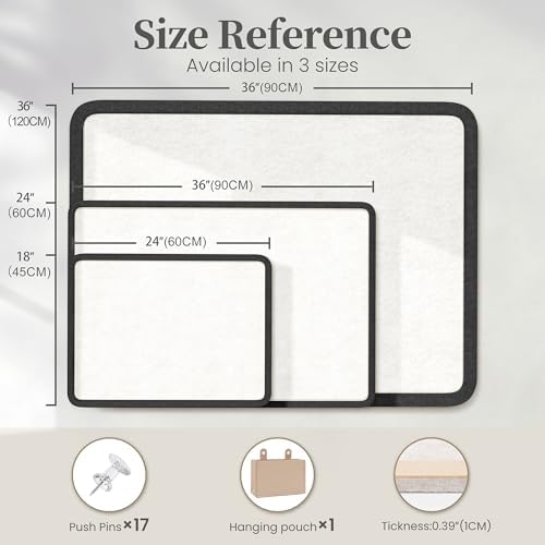 Bulletin Board Decorative Felt Foldable Vision Photo Pin Boards - Image 2