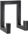 Red Co. 8” Tall Industrial-Style Metal Photo Frame Holder & Plate Display Stand Easel, Matte Black by RedCo