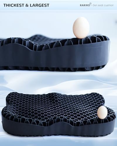 Breathable Honeycomb Gel Seat Cushion, Pressure Relief Cushion Long Sitting - Image 4