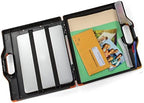 Officemate Carryall Clipboard Storage Box, Letter/Legal Size, Black and Orange (83326) (Pack of 6) - Image 4