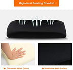 BestOffice Ergonomic Office Chair | Mid-Back Swivel Desk Chair | Black - Image 4