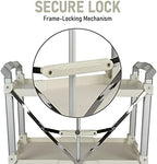 Olympia Tools 89-355 Pack N Roll Collapsible Service Cart, XL, 300LB Capacity, White - Image 5
