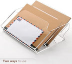 DINGHUO 3 Pockets Acrylic Hanging Wall File Organizer for Office - Image 4