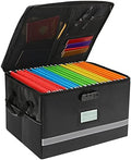 EXLIFBAG Fireproof File Organizer with Lock, 1 Layer by EXLIFBAG