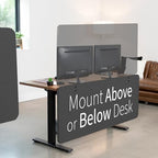 VIVO Dark Gray Clamp-on 60 x 24 in Privacy Panel, PP-1-V060D - Image 5