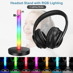Bluetooth TV Headphones with RF Transmitter Headset Stand - Image 4