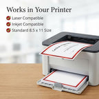 Signature Specialty Certificates, Red Bold Foil Border, 50 Sheets - Image 6