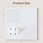 Maxtek Pegboard and Whiteboard Wall Organizer 24 x 24in Panels - Image 4