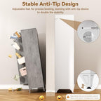 Polup 75" Pantry Cabinet, Tall Metal Storage Cabinet with Doors and Shelves - Image 6