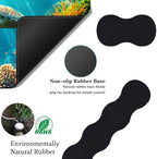 Keyboard Wrist Rest+Mouse Wrist Pad+Desk Pad Set,Memory Foam Ergonomic Easy Typing Pain Relief for Computer Laptop Office Home - Cute Turtle - Image 5