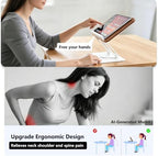 2-in-1 Adjustable Floor & Desktop Music Book Stand, White - Image 6