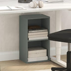 Furinno PASIR Book Shelf, 2-Tier Modern Bookshelf, Open Shelves Bookcase 9 x 12 x 21, Easy Assembly, for Living Room, Bedroom, Home Office, Sage Green by Furinno-FitsYourSpaceFitsYourBudget