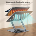 Yottamaster Adjustable Laptop Stand, 360° Rotating Aluminum Desk Stand - Image 4