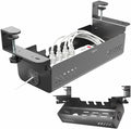 VIVO Black Clamp-On Flip-Open 19 in Cable Management Box, DESK-ACMB20-C by VIVO