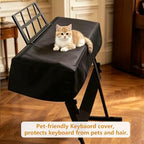 61 Key Keyboard Cover - Waterproof Dustproof Dust Cover with Fleece Lining, Pet-Friendly, Double Zipper Design FIT for YAMAHA YAMAHA: PSR-EW310 CASIO ROLAND KAWAI Electronic Piano Protection - Image 5