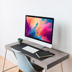 Vine Creations Leather Desk Mat Large 44" x 22", Desk Protector Mat, PU Leather Desk Pad, Large Mouse Pad, Desk Blotter, Desk Pads on Top of Desks, Desk Matt for Desktop, Office Desk Mat (Black) - Image 4