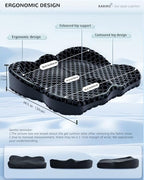 Breathable Honeycomb Gel Seat Cushion, Pressure Relief Cushion Long Sitting - Image 3