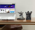 Executive Kneeling Knight Pen Holder with Pen - Unique Office Gifts - Image 4