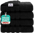 American Soft Linen 100% Cotton Luxury Turkish Towels, 4 PC Bath Towel Set by AmericanSoftLinen