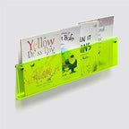 ROYALITA 2-Pack Acrylic Magazine Holder Brochure Holder, Green 24 Inch - Image 3