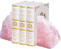 Rose Quartz Bookends Decorative Pink Crystal Stone Book Holders Heavy Duty by FZBHRO