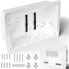 VIVO White Recessed in-Wall 9 in Media Box for Behind TV, MOUNT-CE10 by VIVO