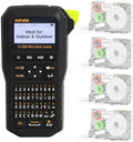SUPVAN G15M Mini Portable Label Maker Machine with 4 Continuous Tapes by SUPVAN