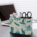 Storage Organizer Cowboy Hat Bat Cat Pot Bubbles Boots Stars Flowers Acrylic Compact Caddies,Home with Accessories - Image 3