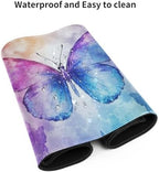 Butterfly Desk Mat 48"x24" - Aesthetic Watercolor Extended Mouse Pad - Image 3