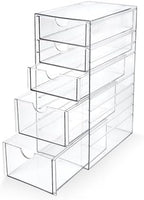 Prsildan Hair Accessories Organizer Acrylic Drawer with 5 Small Drawers by Prsildan