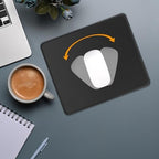 30 Pack Black Mouse pad Bulk with Stitched Edge,10.2x8.3inches 3mm Thickness Premium Textured Non-Slip Rubber Base Washable for Office and Home Use - Image 3