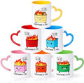 Pickmesh 6 Dumpster Fire Coffee Mugs, It's Fine Ceramic Mug 10 Oz Colorful by Pickmesh
