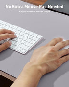 Aothia Faux Leather Desk Mat - Large Mouse Pad, Non-Slip PU Leather Blotter, Waterproof Writing Surface for Office and Home (Smoky Lavender, 63" x 17") - Image 4