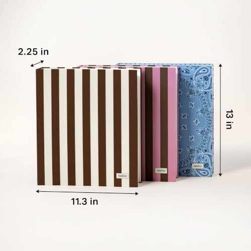 Document Organizer Binder for Important Papers & Passports, Biscotti - Image 3