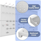 WALMANN 6-Pack 12"x16" Pegboard Panels for Garage, Tool Organizer Pegboards - Image 4