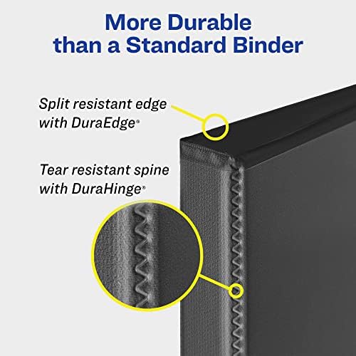 Avery Heavy-Duty View 3 Ring Binder, 5 Inch One Touch EZD Rings, 2.3/4.8 Inch Spine, 1 Purple Binder (79816) (Pack of 2) - Image 4