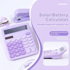 Gawsey Desk Organizers and Accessories with Desk Organizer 360° Rotating Pen Holder and Office Supplies, Cute Stationery Supplies Set (Purple) - Image 7