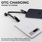Rolling Square inCharge XL 6-in-1 Multi Charging Cable, Portable USB and USB-C Cable with 100W Ultra-Fast Charging Power, 1 Ft/0.3m, Urban Black - Image 6