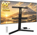 Perlegear Swivel TV Stand with Power Outlet for 42–90" TVs up to 132 lbs by Perlegear