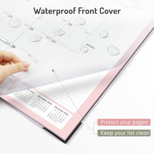Forvencer 2027 Desk Calendar, Planner Sept 2026 - Jun 2028, 22 Month 22x17" - Image 7