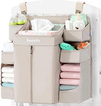 Sweeby Diaper Organizer for Changing Table and Crib - Nursery Diaper Stacker Hanging Caddy for Baby Essentials by Sweeby