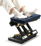 Foot Rest Under Desk, 4-Angle Adjustable, Massage & 1.18" Thin Fleece pad by Arejonner