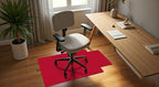 Rhino Mats, Rhino Hide Chair Mat (Lip Option), Office Computer Chair Mat for Hardwood, Tile, Laminate, Concrete and Vinyl Floors, Anti-Slip (Red, 48”x60”-Lip2512) - Image 3