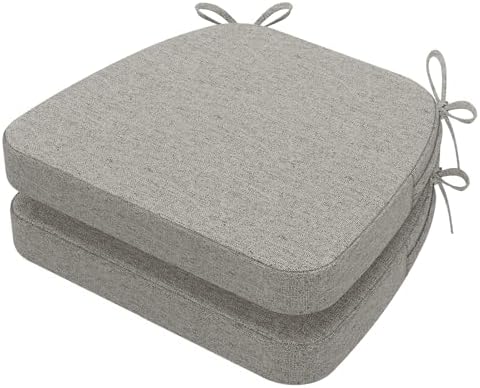 AAAAAcessories Chair Cushions for Dining Chairs, 17 x 16 x 2 in, Set of 2 by AAAAAcessories