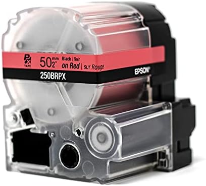 Epson LABELWORKS 250BRPX Label Tape - Black on Red - 2" (50mm), 26.2ft - Image 3