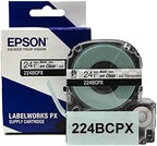 Epson LABELWORKS 224BCPX Label Tape - Black on Clear - 1" (24mm), 30ft - Image 5