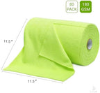 LIVOS Microfiber Cleaning Cloth Roll - 80 Pack, Reusable Paper Towels Green Tear Away, Microfiber Towels for Car, Super Absorbent Lint Free Cleaning Rags for House, Kitchen, Window-11.5"x11.5" - Image 4